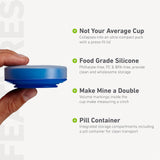 humangear GoCup en silicone alimentaire sans BPA pour boissons sûres.