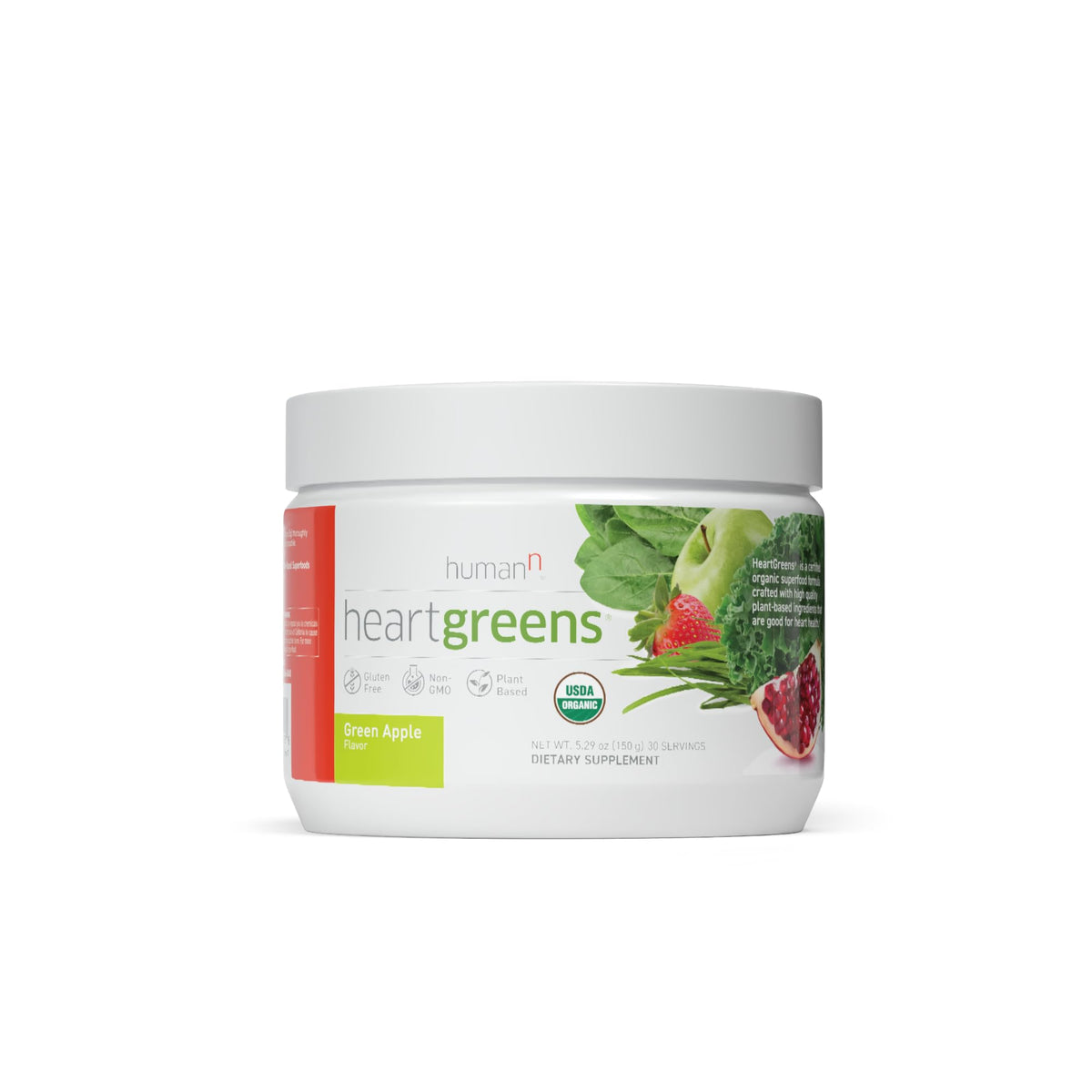 Humann HeartGreens, poudre verte prête pour le petit-déjeuner équilibré