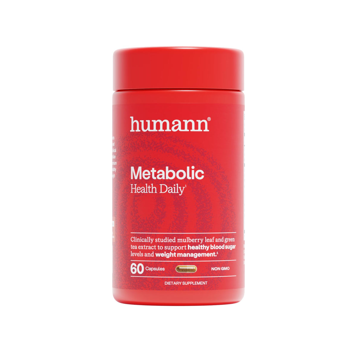 Humann Metabolic Health Daily – bouteille, soutien potentiel à l’équilibre glycémique et énergie durable.