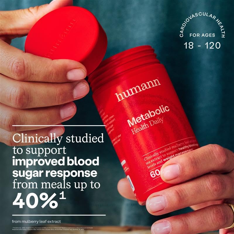 Humann Metabolic Health Daily – capsules, format pratique pour une routine métabolique quotidienne.