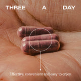 Capsules Humann SuperBeets faciles à intégrer avant le dîner.