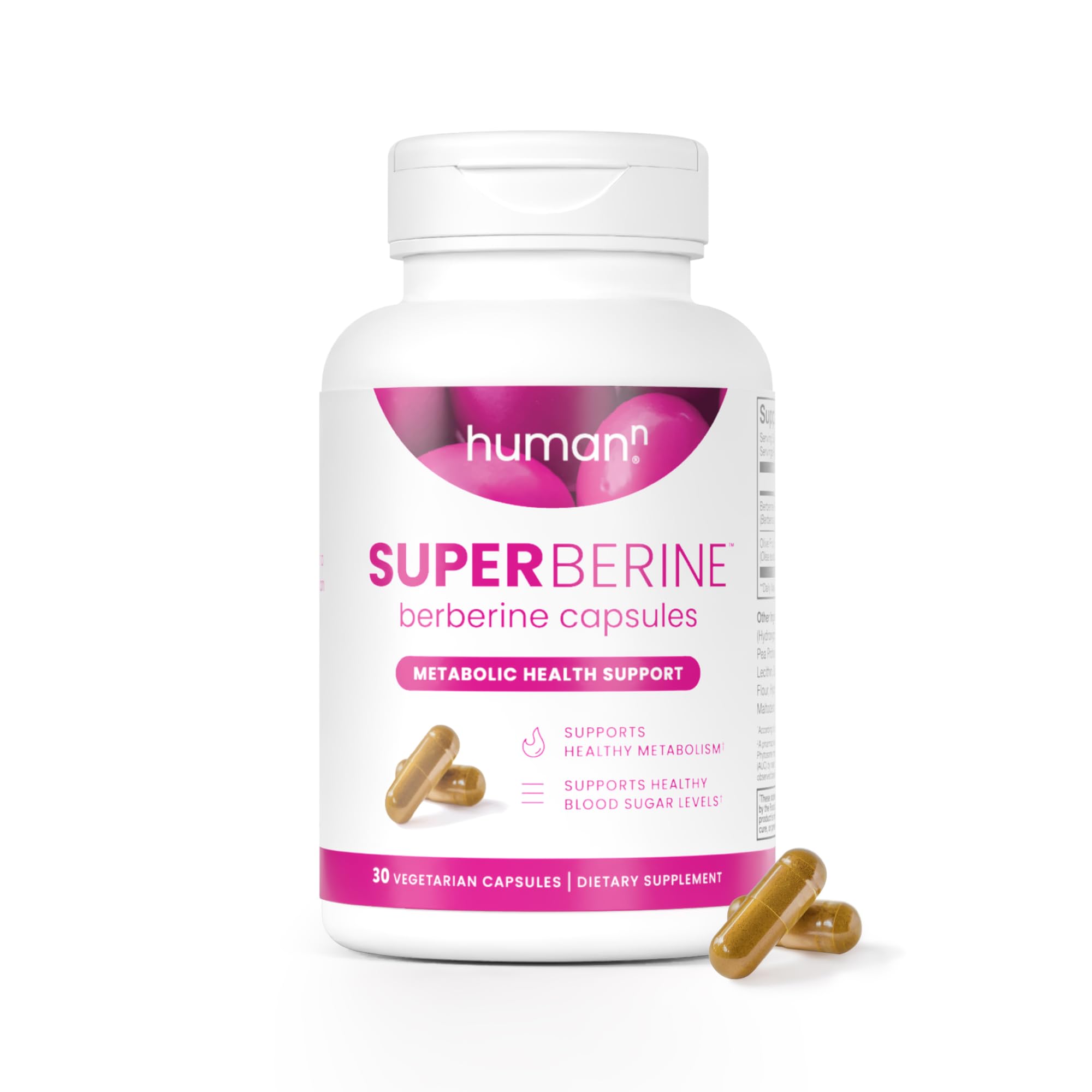 Humann SuperBerine – bouteille-pilules: absorption élevée et routine simple.