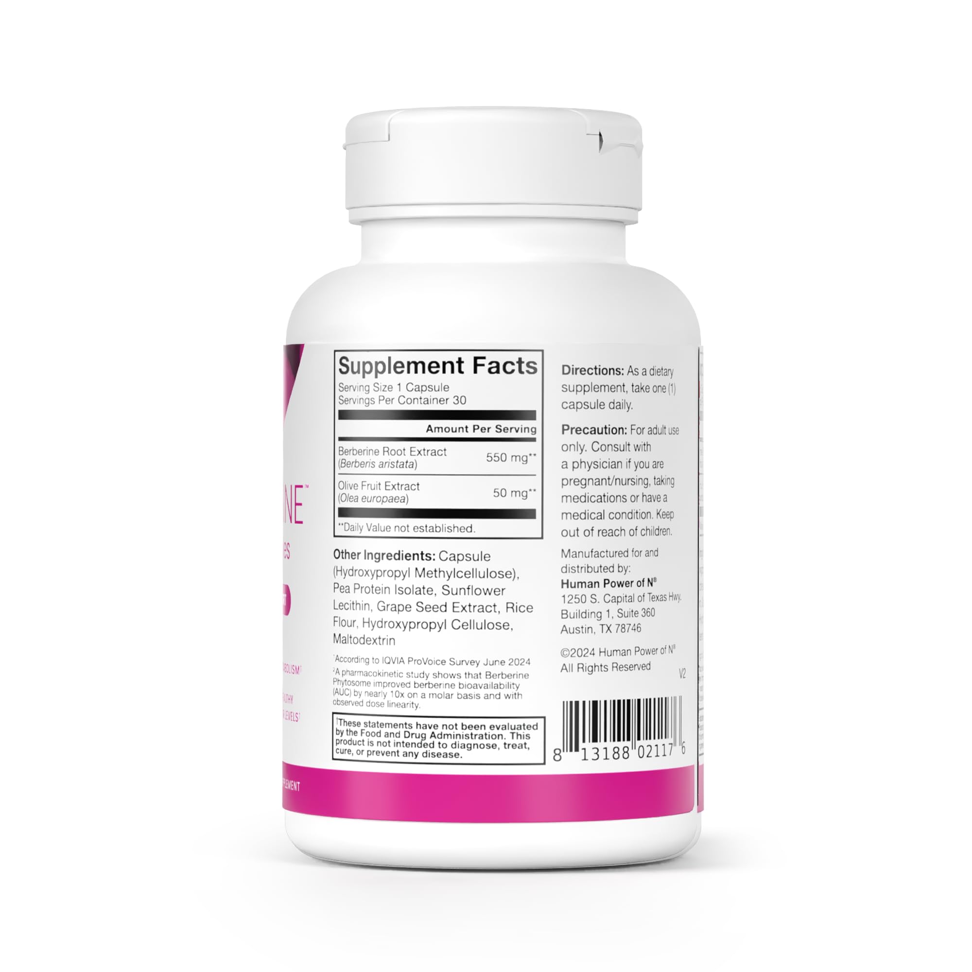 Humann SuperBerine – usage-quotidien: une capsule par jour.