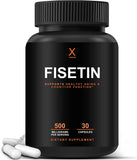 HUMANX Fisetin 500mg : bouteille de capsules prête au quotidien pour le soutien potentiel.
