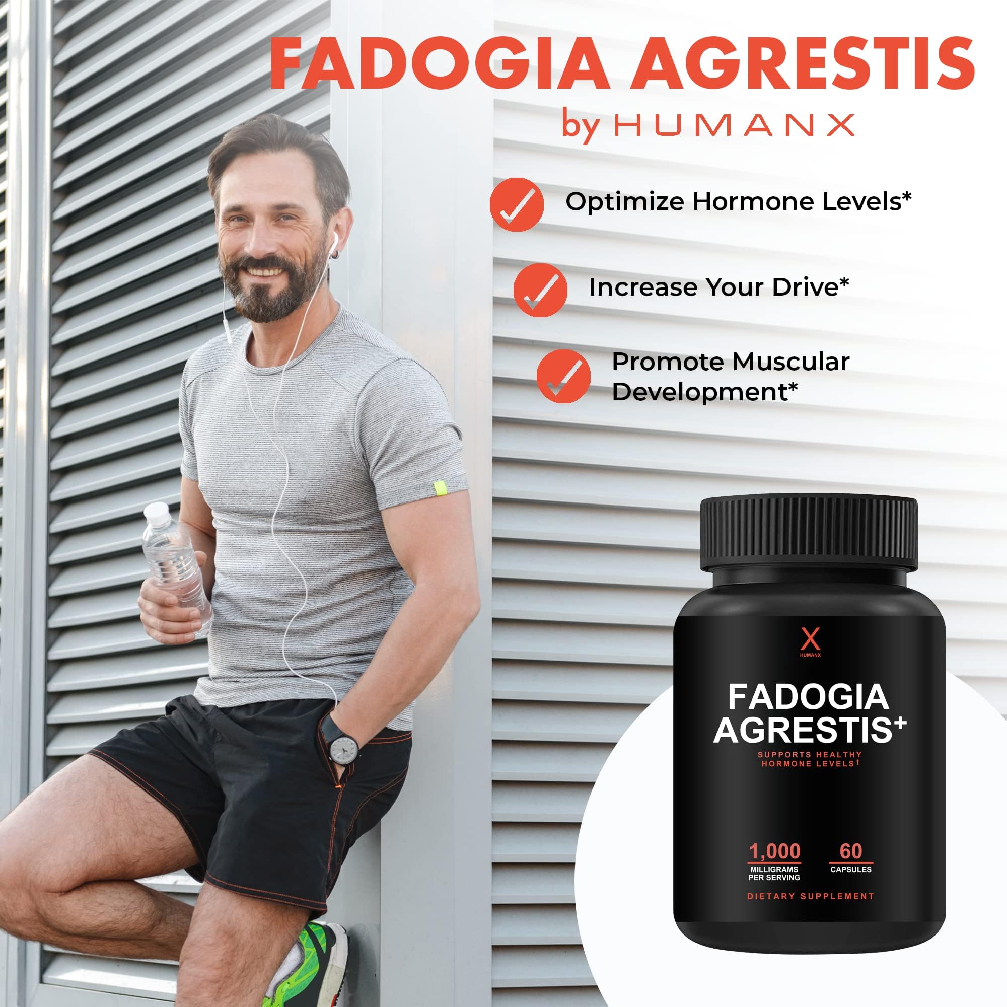 Ingrédients clés : Fadogia, Tongkat Ali et Beta Ecdysterone pour la performance.