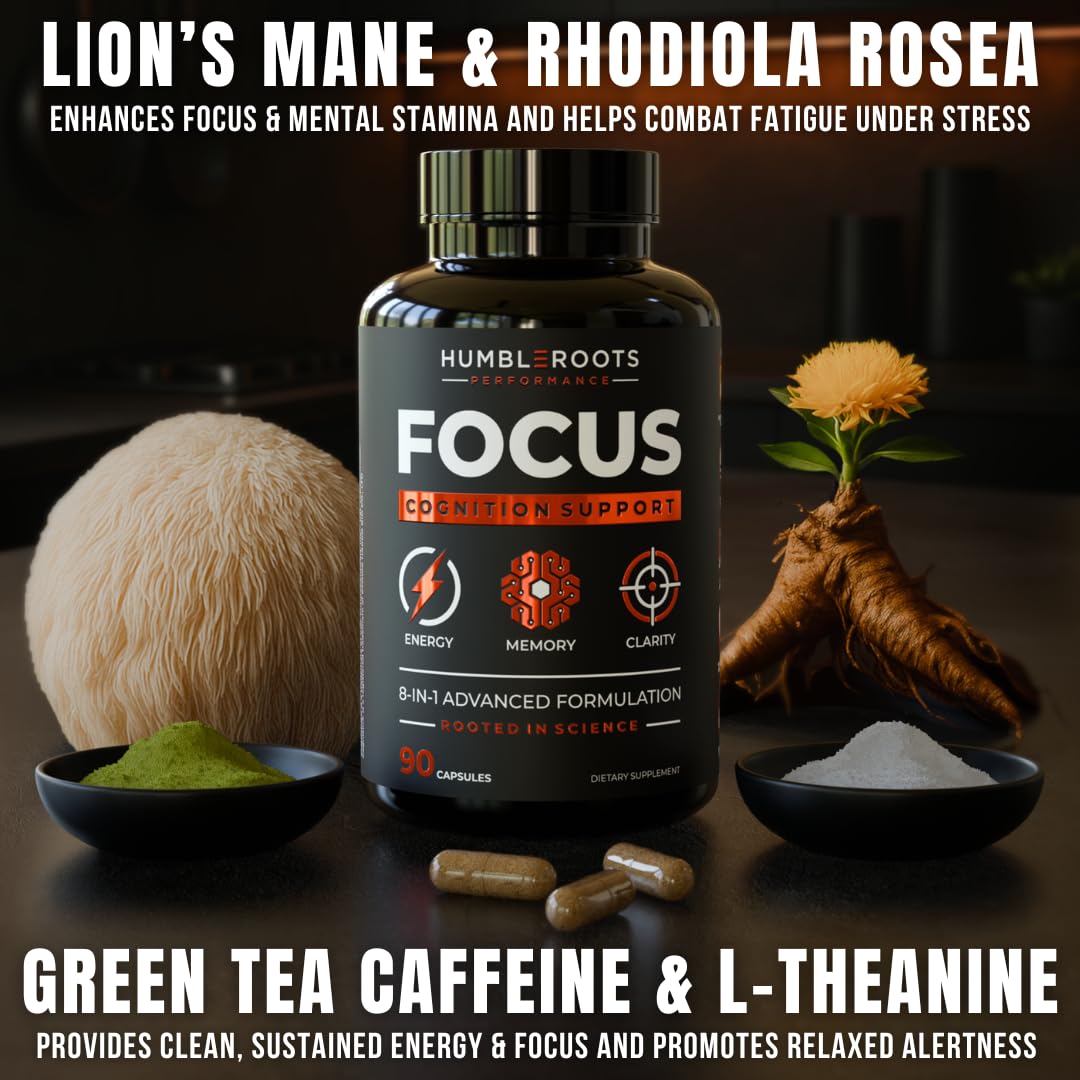 Humblroots Focus: dosage de capsules, facilité d'utilisation quotidienne.