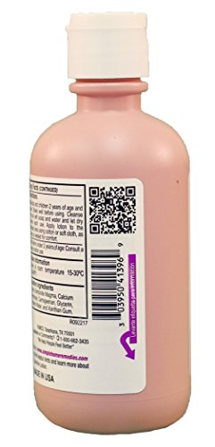 Humco Calamine Lotion – application sur peau, sensation fraîche et soulagement des irritations.