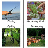HunterBee usage en plein air pour pêche, jardinage et activités extérieures.