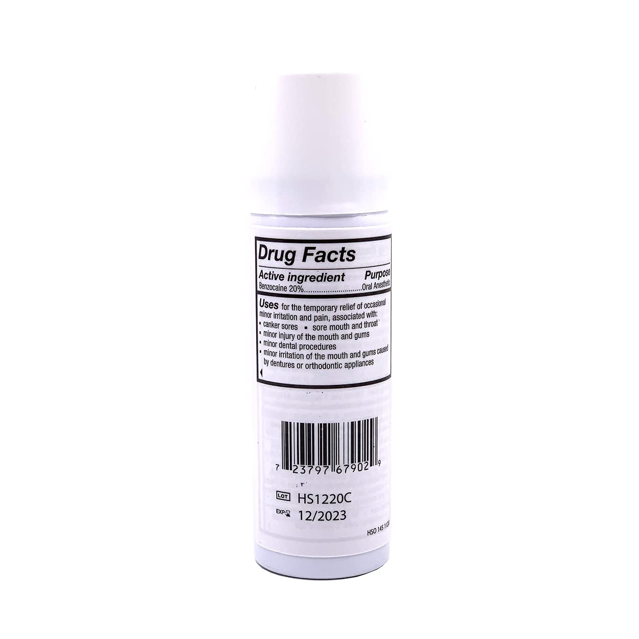 Application sur la peau avec HurriCaine pour un confort lors de petites interventions.