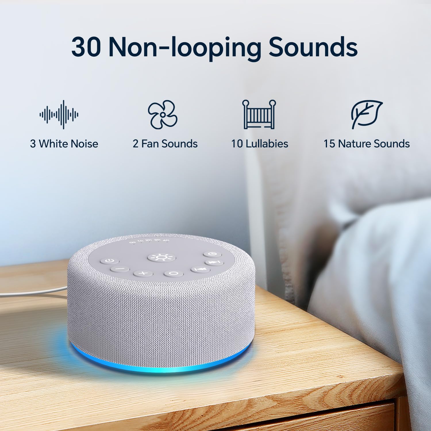 Hushing: 30 sons non bouclés pour ambiance relaxante et concentration au travail.