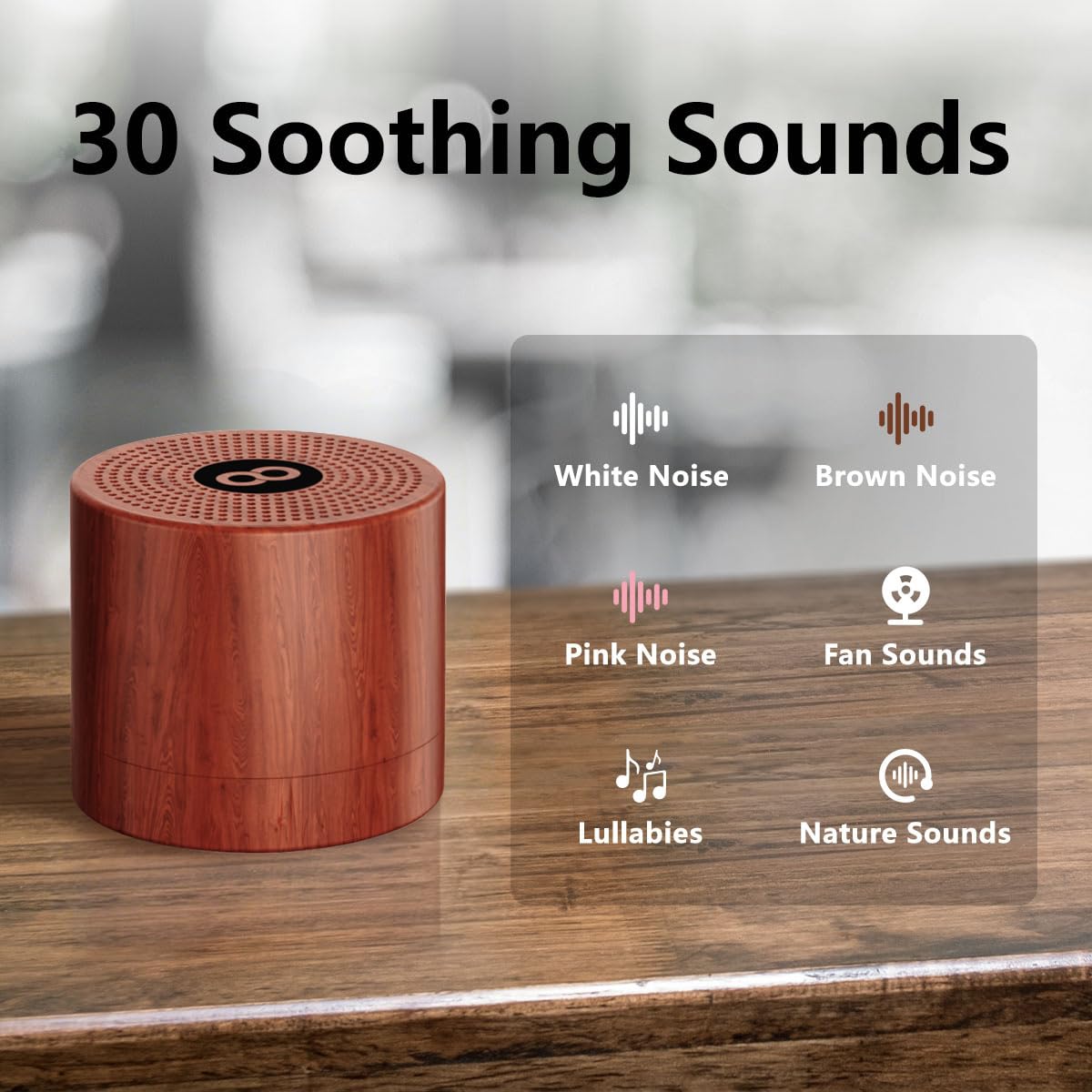 Hushing haut-parleur puissant portable – volume élevé pour dormir en voyage.