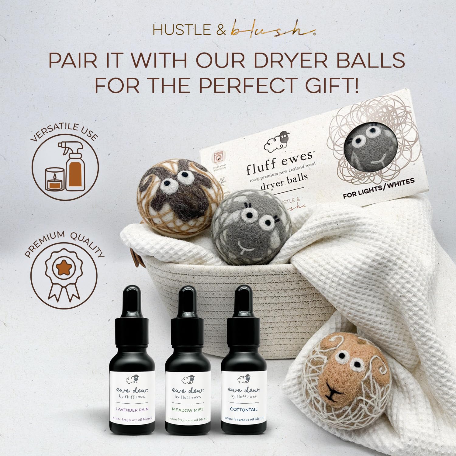 Coffret Noël Hustle & Blush Cottontail, cadeau parfumé et polyvalent.