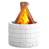 Diffusion HUTIP Bonfire: feu d'ambiance chaleureux pour le salon.