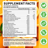 Gommes cortisol HUUAYAO, flacon, saveur orange pour une dégustation agréable.