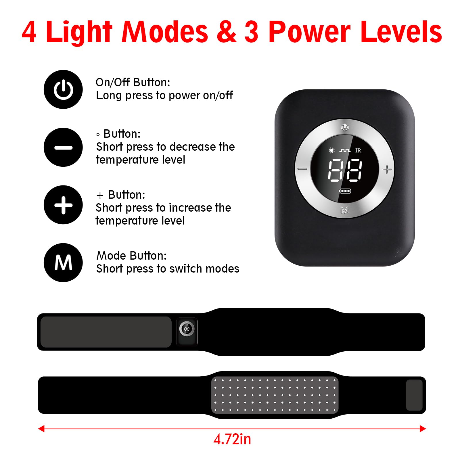 Huwoony charge rapide 22W pour un retour rapide à l’utilisation.