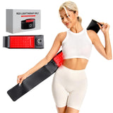 Huwoony ceinture lumière rouge 660nm/850nm pour détente musculaire du dos et épaules.