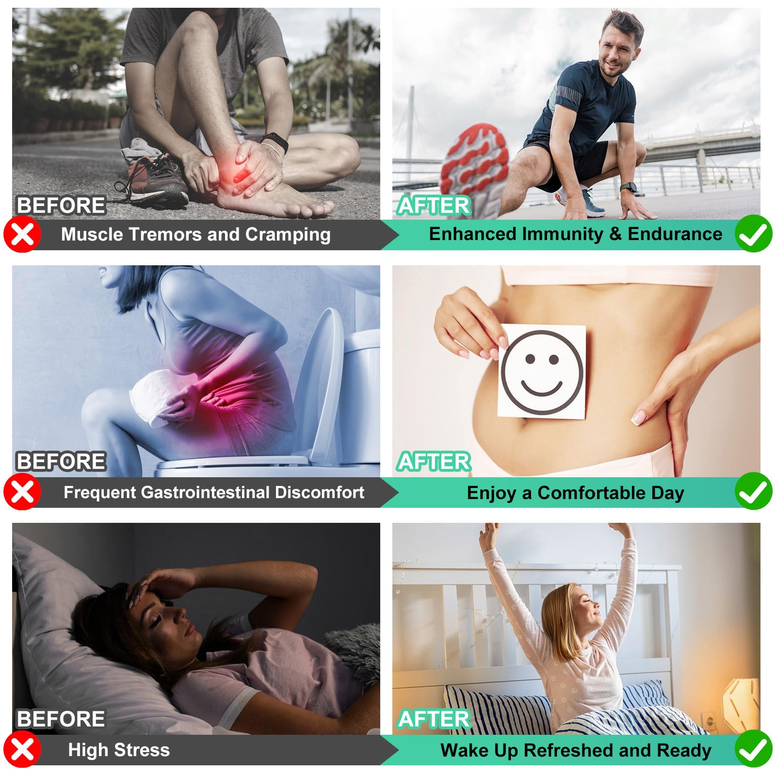 HUYEHF utilisation quotidienne-capules pour une routine simple.