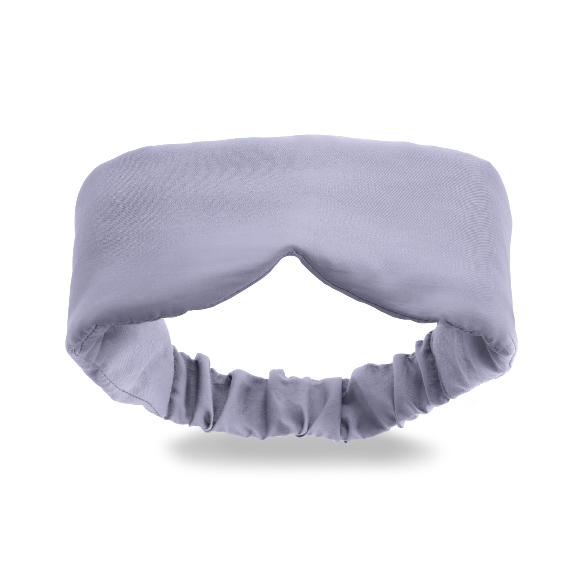 Huzi Infinity Travel masque yeux bambou doux violet pour un confort nocturne.
