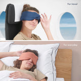 Huzi Infinity Travel masque yeux bambou violet idéal en voyage pour dormir confortablement.
