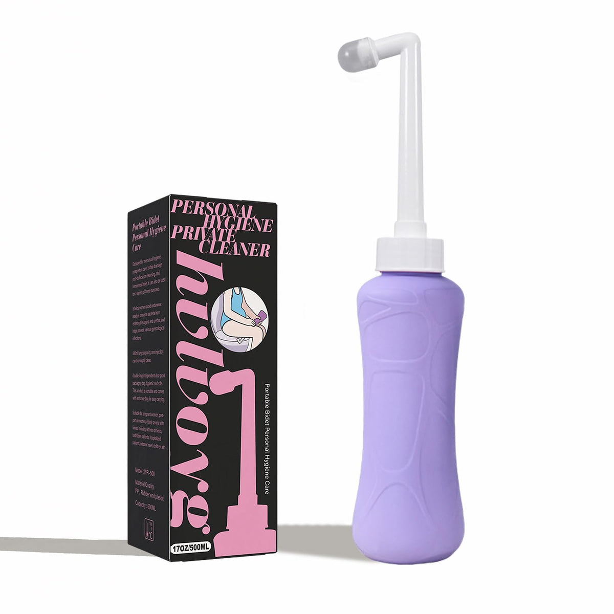 HVLVOYG Bouteille périnéale postpartum 17 oz avec flux précis.