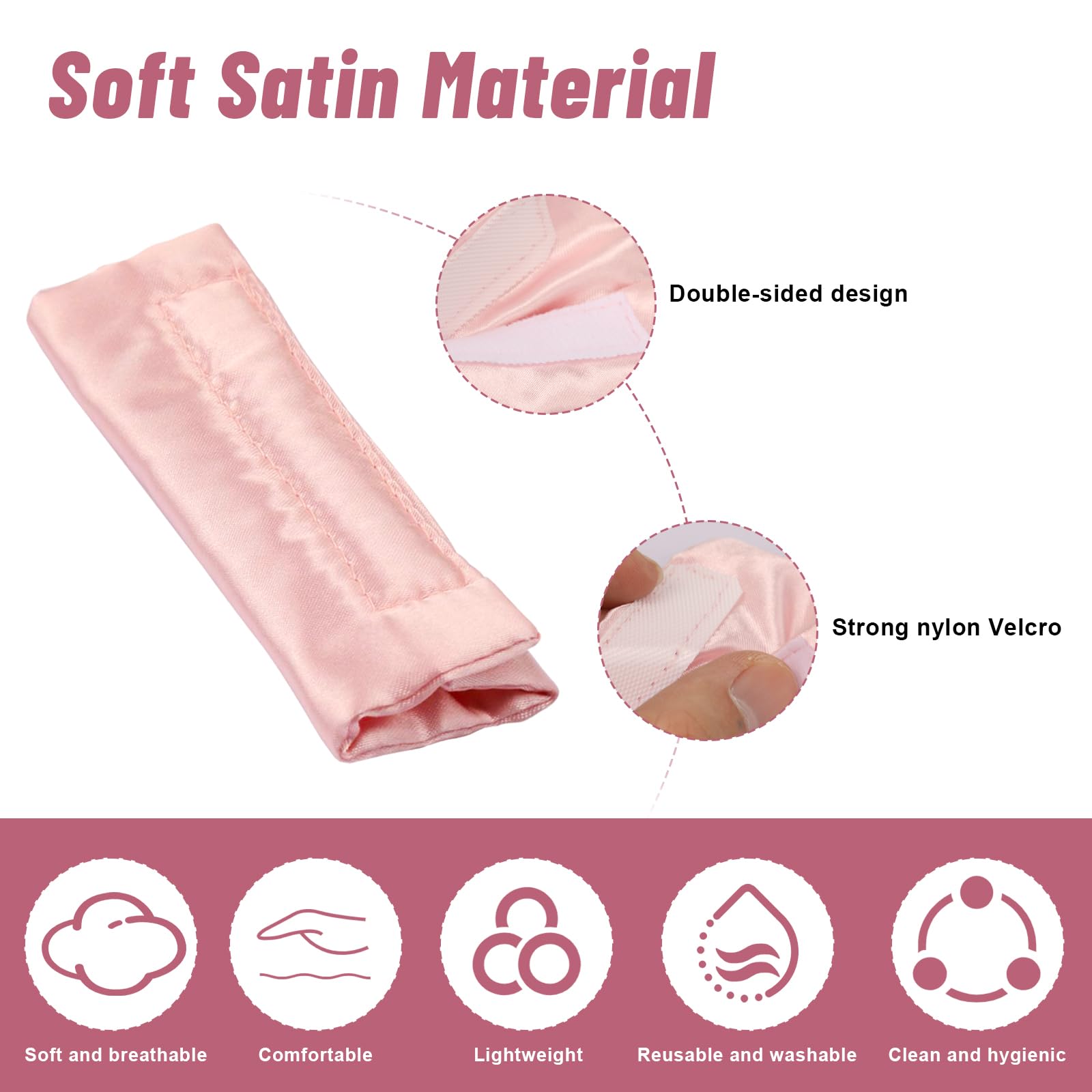 HWEIUA couvre-sangle CPAP satin doux apportant confort dès le premier ajustement