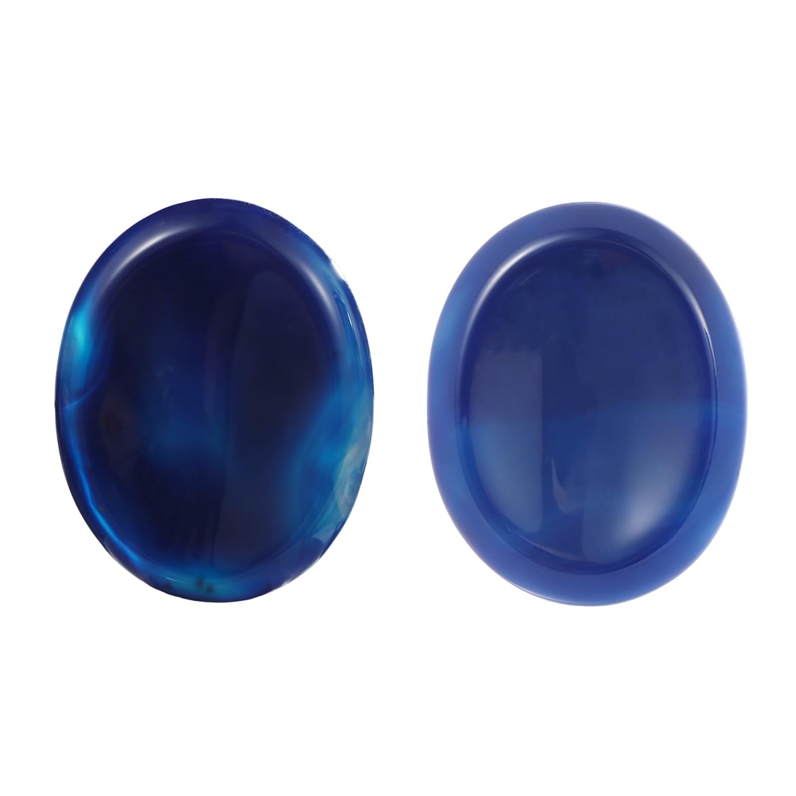 Hxswkk pierre palmaire chakra bleue agate, gros plan, sensation douce pour le calme.