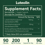 HyberVive Luteolin: formule vegan et sans allergènes.