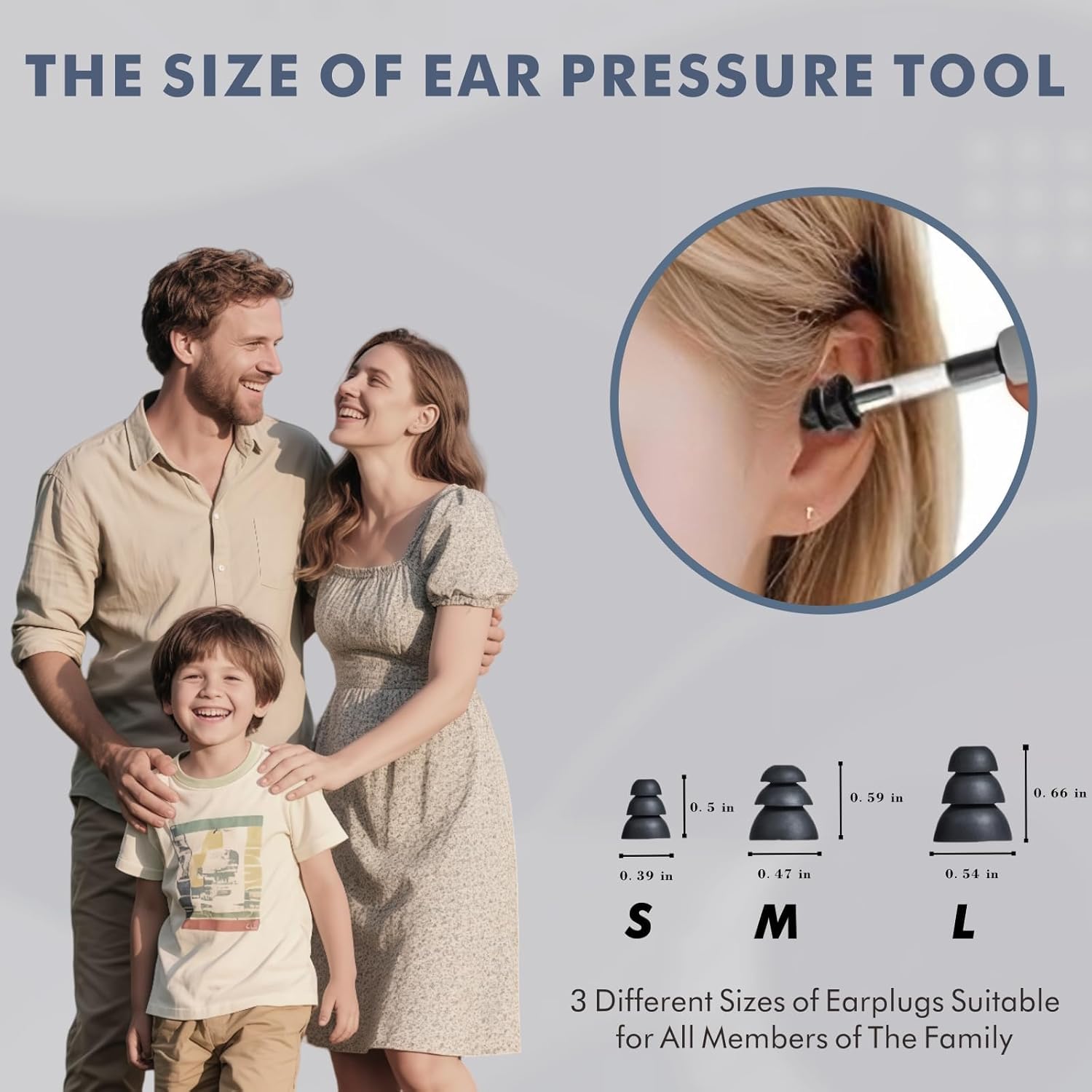 HYBMMQ Silicone-doux-oreille, confort durable pour une utilisation quotidienne.