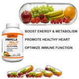 MiracleMulti: capsules liquides visibles, intégration facile dans votre routine