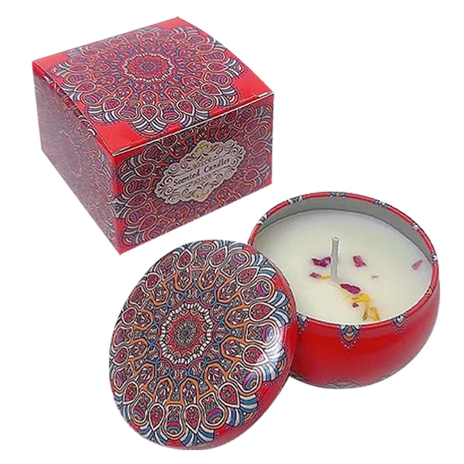 HYCSC Bougie Rose – ensemble cadeau élégant, ambiance chaleureuse