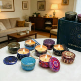 HYCSC coffret cadeau boho Bougies prêt à offrir.