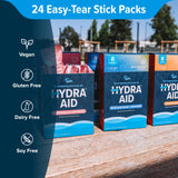 HYDRA AID bouteille-utilisation: sachets adaptés pour une boisson dans votre gourde.