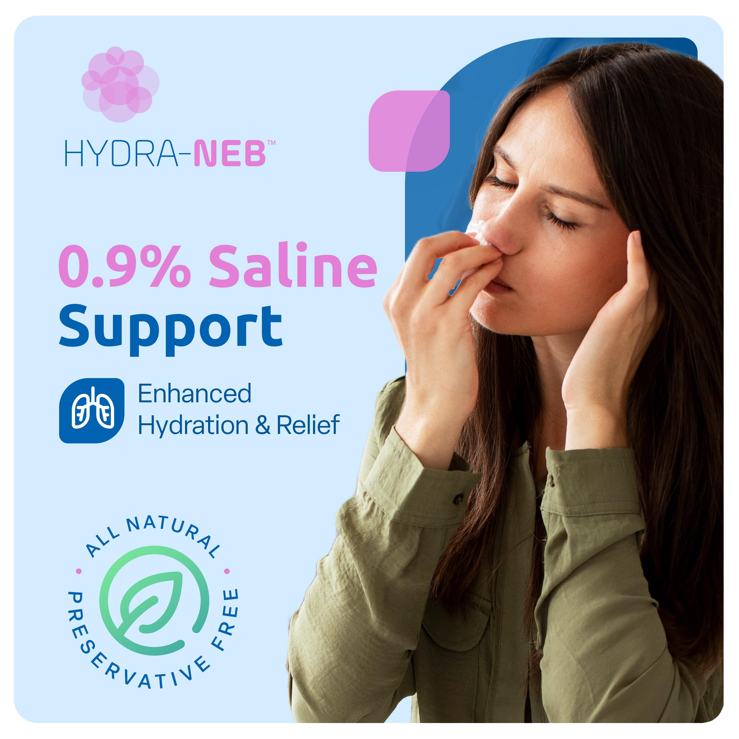 Hydra-Neb emballage compact pour voyage et utilisation nomade.