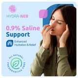 Hydra-Neb emballage compact pour voyage et utilisation nomade.