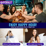 Hydralit Happy Hour Patch application discrète sur la peau pour soulagement rapide.