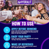 Hydralit Happy Hour Patch prévention des inconforts nocturnes après dégustations.