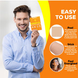 Emballage Patch Hydralit d’énergie, option pratique et compacte pour le voyage.