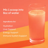 HydraLyte Liver Support gout orange sanguine et gingembre, experience rafraichissante