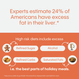 HydraLyte Liver Support verre orange sangue et gingembre boisson rafraichissante apres effort