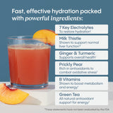 Hydralyte sachet figue de barbarie, saveur fruitée et hydratation pratique.