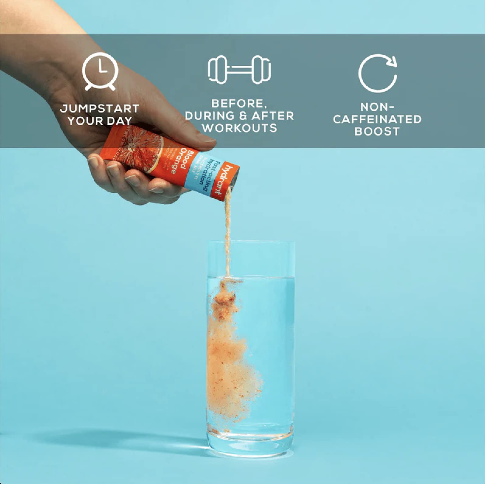 HYDRANT se dissout facilement dans l'eau froide, 240 à 475 ml, pratique en déplacement