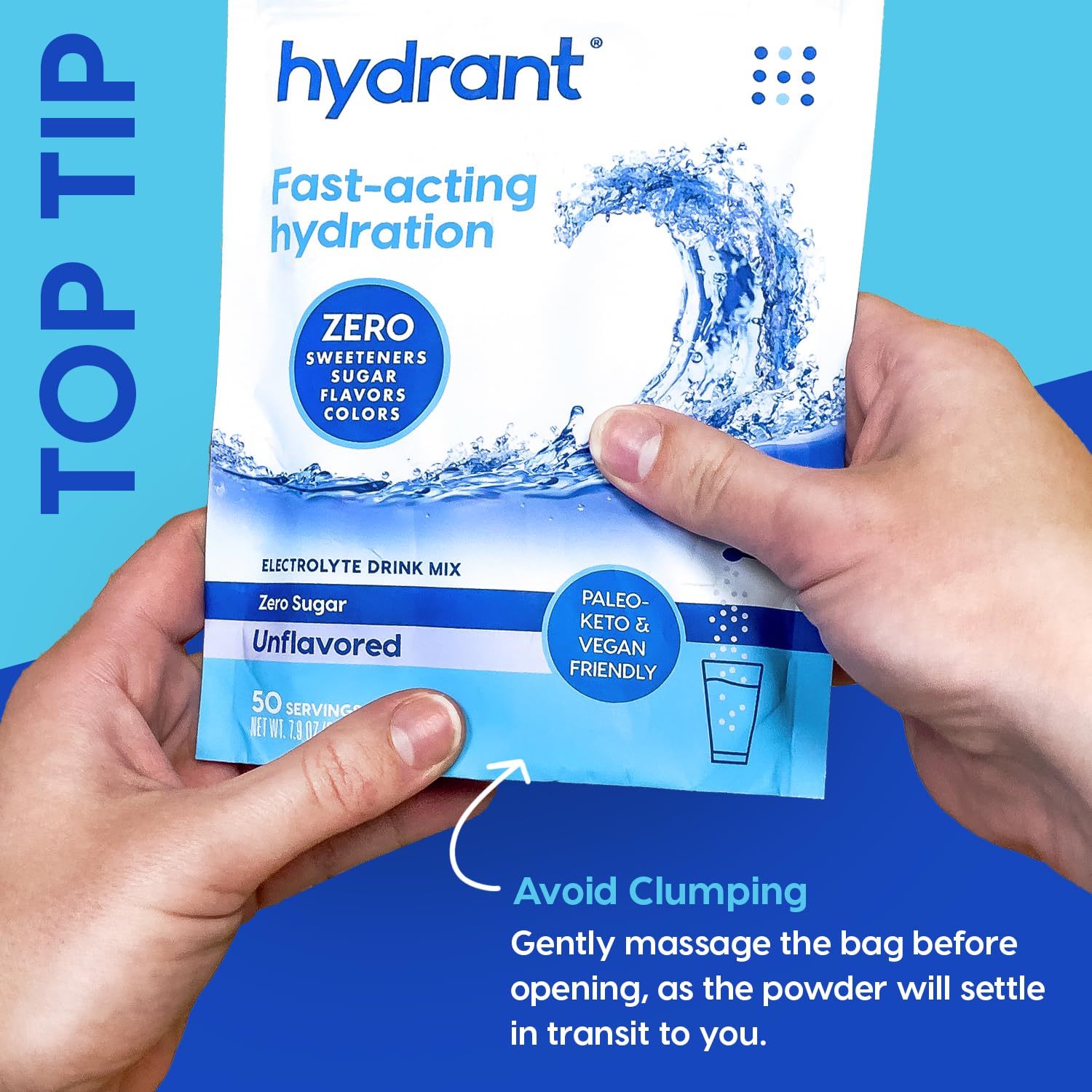 HYDRANT équilibre-electrolytes-sodium-potassium-magnesium: minéraux essentiels dans une dose pratique.