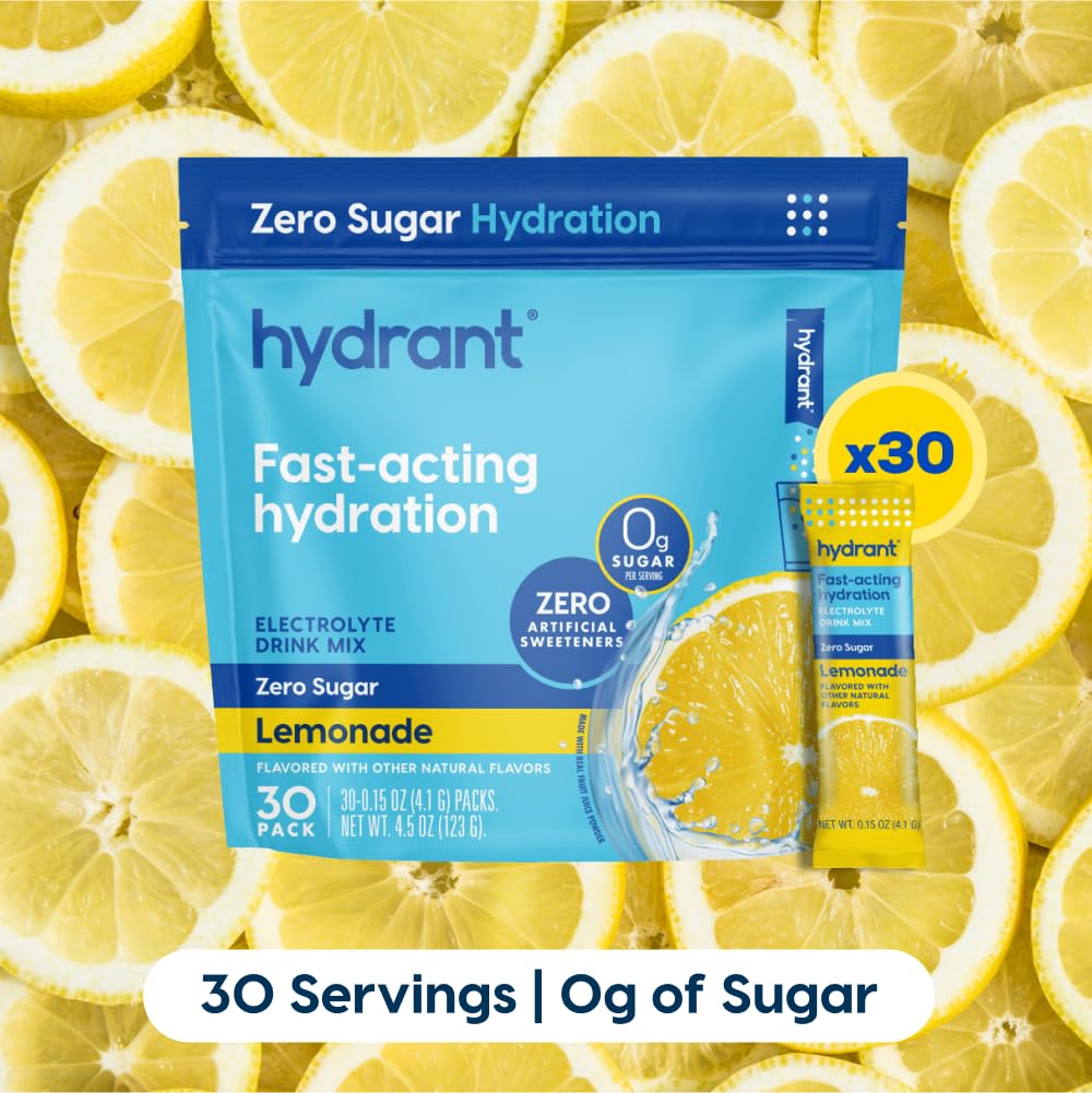 HYDRANT Hydrate: boîte 30 sachets, solution nomade pour une hydratation rapide au quotidien.