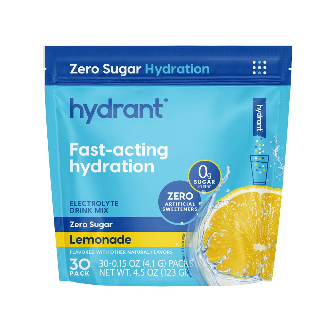 HYDRANT Hydrate: sachet citronnade, goût frais et hydratation pratique lors de l'entraînement.