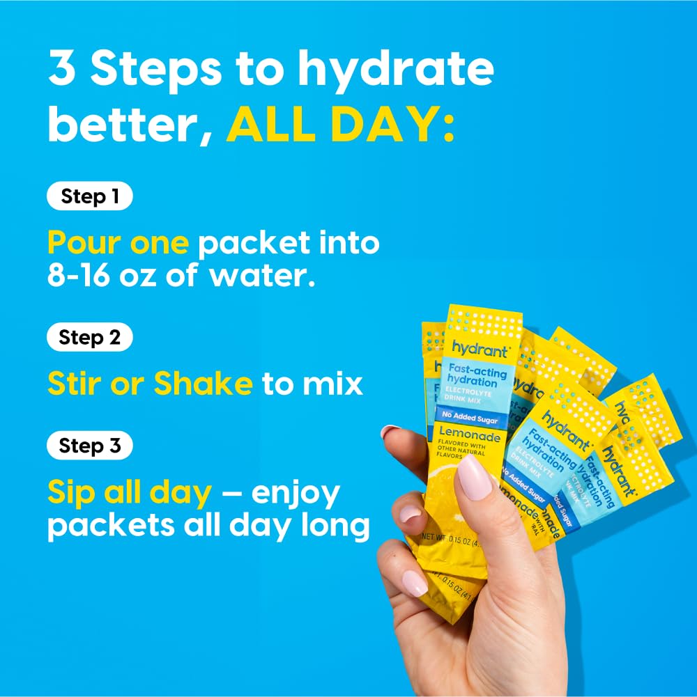 HYDRANT Hydrate: emballage portable, idéal en déplacement pour rester hydraté.