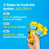 HYDRANT Hydrate: emballage portable, idéal en déplacement pour rester hydraté.