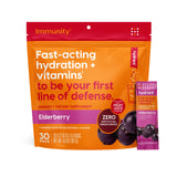 HYDRANT Immunité – sachets saveur sureau pour hydratation et soutien immunitaire.