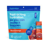 HYDRANT poudre d'hydratation orange sanguine, goût frais et hydratation rapide au petit-déjeuner