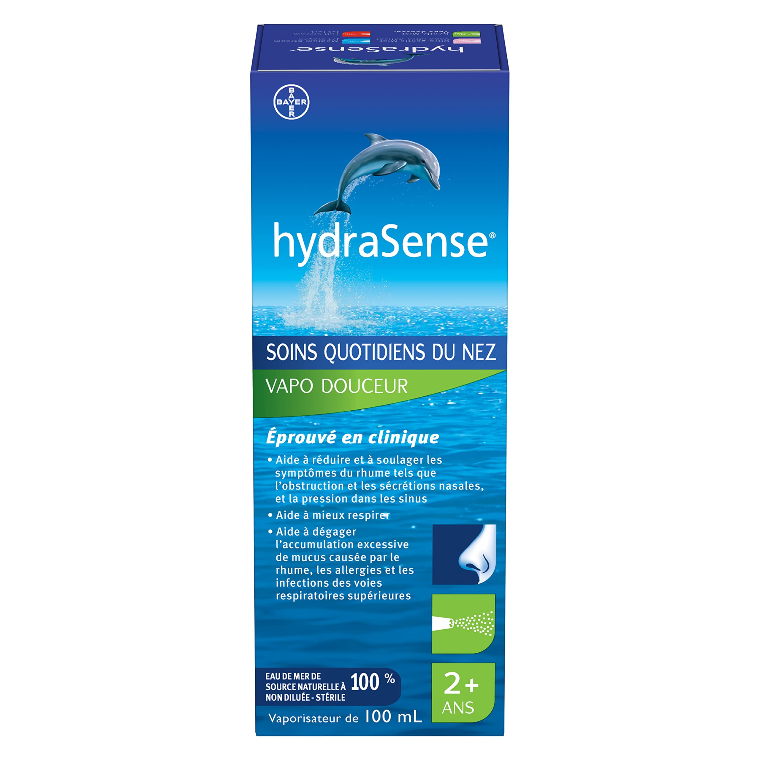 Hydrasense Brume Douce : emballage soigné et facile à manipuler.