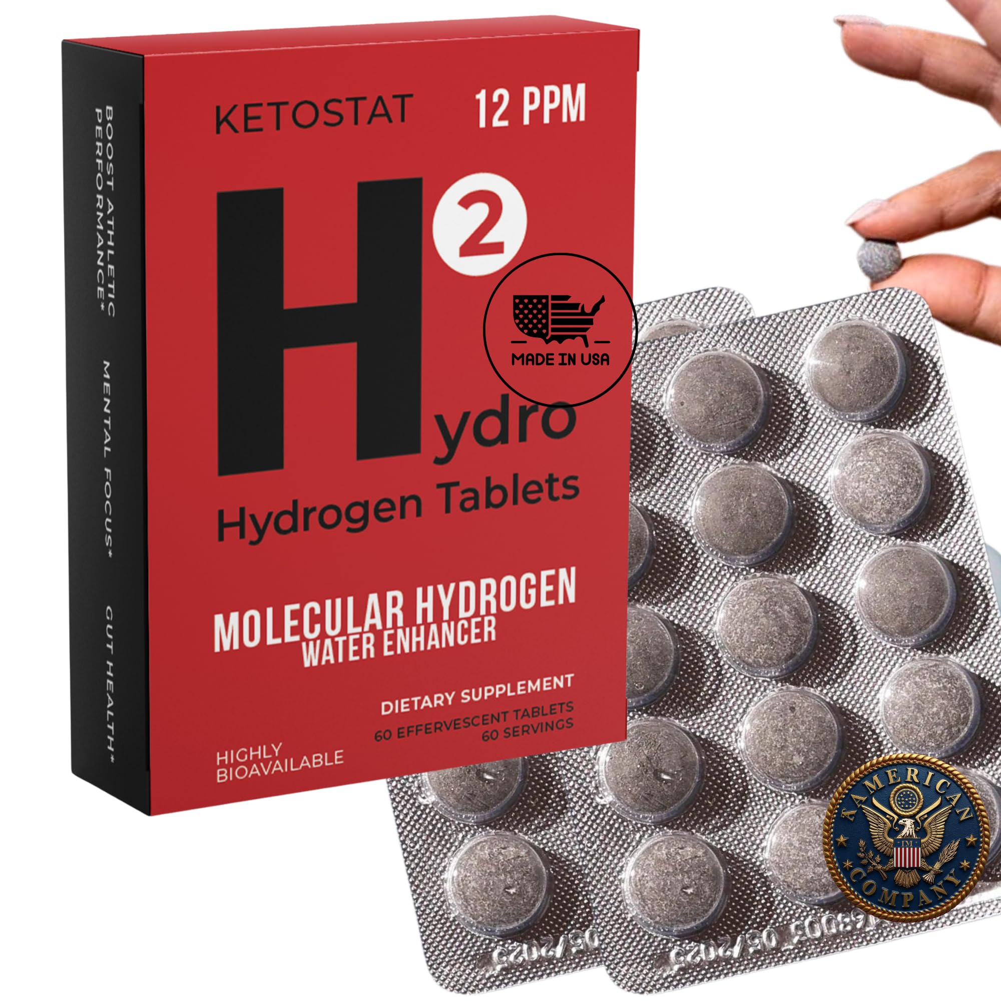 HYDRO HYDROGEN TABLETS emballage compact et pratique pour le voyage